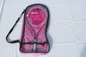 Head "BARBIE" Girls Jr. Prestrung Tennis Racquets (25")  Brand New W/ Case