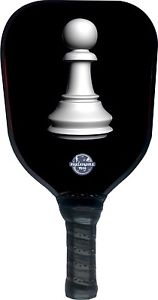 Pickleball Paddle  Pawn Chess on Black  T200 Picklepaddle New Shape