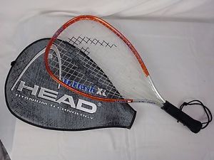 Head Ti.Flash XL Titanium Alloy Racquetball Racket Used With Case