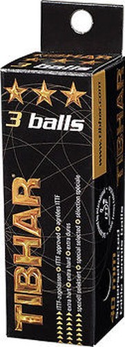 Tibhar bola, 3er-Pack Bolas tenis de mesa Baile