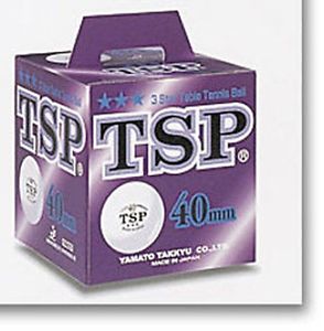 TSP bola 12er-Pack hecho en Japón Bolas tenis de mesa Baile