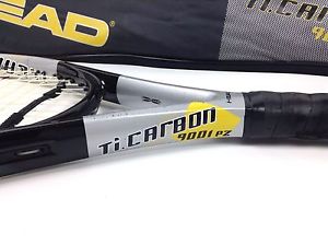 Head Ti Carbon Titanium Tennis Racket With Bag Lightweight 9001 PZ Oversize Used