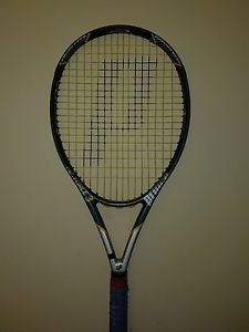 Prince Force 3 Ti Longbody Oversize Tennis Raquet Black Silver Yellow