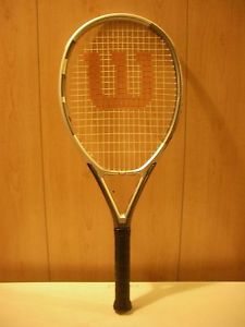 WILSON TRIAD 3.2 RACKET 4-3/8" GRIP~SQUARE *NOT SPLAY* STRINGS~NEAR NEW CONDIT'N