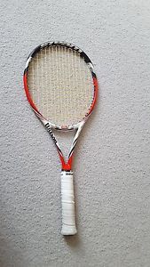 wilson steam 105s - used racket 4 1/2 grip