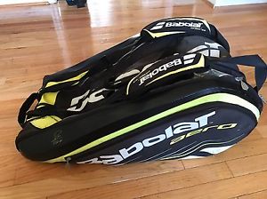 BABOLAT PURE AERO YELLOW 12 PACK RACQUET BAG RAFAEL NADAL EDITION
