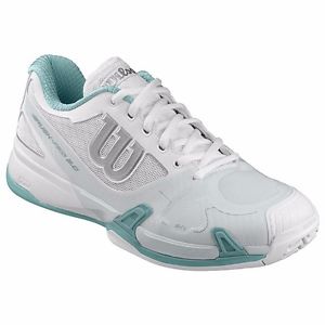 Wilson Rush Pro 2.0 Women's Tennis Sneakers Shoes - White/Ice Gray - Reg $129