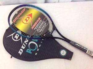 Dunlop Power Plus Series Aluminium Oversize Tennis Racket With Cover 23