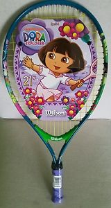 Wilson "Dora the Explorer"  21" Tennis Racket  - 3 1/2" Grip New