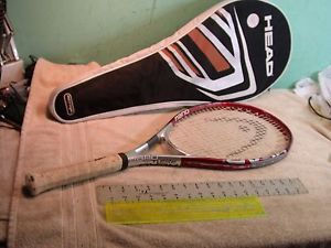 Head Nano Ti.elite  Titanium Tennis Racquet sq in 4 3/8" Grip +case +new grip ta