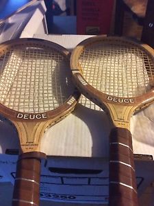 Vintage Racquetball Racketball Racquet Racket Pre-Owned wood Duece Protour