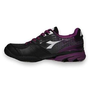 Diadora Speed Star K W II WAG Womens Tennis Court Shoes SZ 7 38 Purple Ortholite