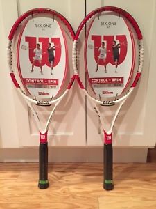 (2) New Wilson Six.One 95 BLX 16x18  Racquets