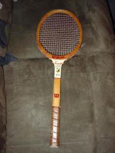 RARE VINTAGE - Wilson Ken Rosewall Champion - WOOD TENNIS RACQUET - nice