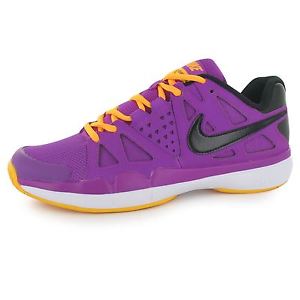 Nike Air Vapour Advantage Tennis Shoes Womens Violet/Black Trainers Sneakers