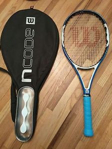 Wilson nFury nCode MP Tennis Racquet & case