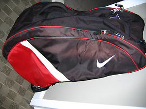 Nike Tennis Racquet Bag, Red / Black with White Nike Logo