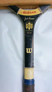 TENNIS RACKET Jack Kramer WILSON Pro MODEL RARE 1970s VINTAGE  WOODEN