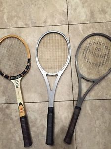 3 Racquets 2- Head Arthur Ashe Competition 1- Pancho Gonzales