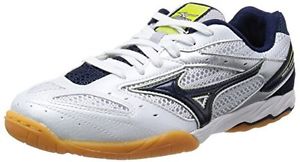 [Mizuno] MIZUNO WAVE KAISERBURG 3 81GA1420 14 white  navy / yellow / 285