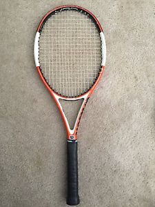 Hard to find! Wilson Ncode Ntour 95 head Henin 4 3/8 grip Tennis Racquet