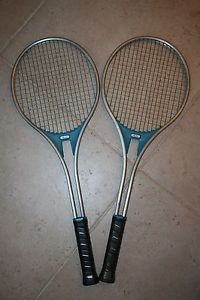 Vintage 1970s HEAD AMF Standard Aluminum Tennis Racquet with Cover 4 1/4 & 4 1/8