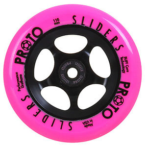 Proto 110mm Slider Day-Glo Roue De Scooter - Rose