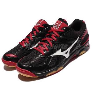 Mizuno Wave Twister 4 IV Red Black Men Vollyball Badminton Indoor V1GA15-7091