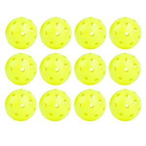 New 12 Pack Paddletek Outdoor Pickleballs, Pickleball Balls, USAPA Approved