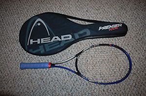 HEAD PREMIER TOUR 600 Midsize Twin Tube Tennis Racquet 4.3/8 Grip w/Cover
