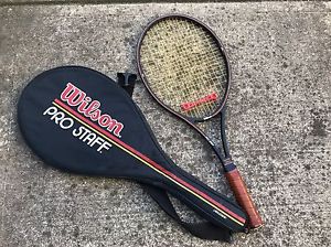 WILSON Pro Staff Large Head Tennis Racquet Graphite Kevlar Grip 4 1/2"