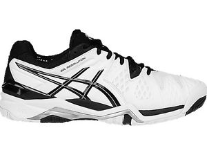 Asics Gel Resolution 6 men White/Black/Silver E500Y-0190