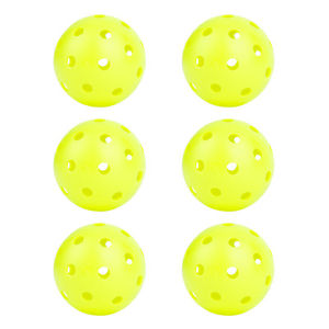 New 6 Pack Paddletek Outdoor Pickleballs, Pickleball Balls, USAPA Approved