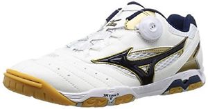 [Mizuno] table tennis shoes WAVE MEDAL SP3 [men] 81GA1512 14 white / navy / ...