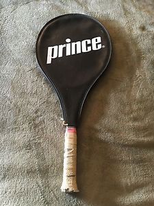 VINTAGE Prince Tournament Graphite Series 110 Tennis Racket with Cover