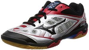 [Mizuno] Mizuno badminton shoes WAVE FANG RX [men] 71GA1505 03 Silver  Black...