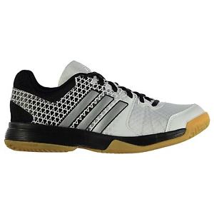 adidas Ligra 4 Indoor Court Shoes Womens White/Black Sports Trainers Sneakers