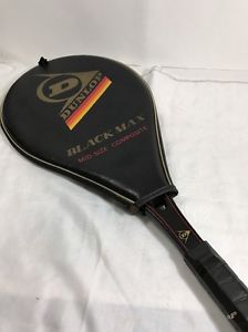 Dunlop Black Max Graphite Tennis Racquet Mid-Size Composite Original Grip & Case