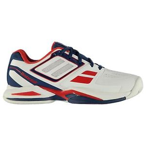 Babolat Propulse Court Tennis Shoes Mens White Trainers Sneakers Sports Shoes