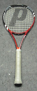 Prince Titan Ti Midplus 27" Triple Force 9.9oz Red Tennis Racquet 4 3/8 grip EUC