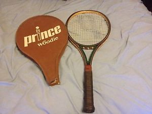 1980 Prince Woodie tennis racquet, 4 1/2, pre-strung
