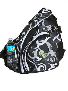 PICKLEBALL MARKETPLACE "Black & White" Sling Backpack - New/Embroidered