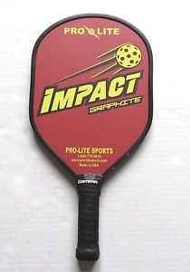 Pro-Lite Impact Graphite Pickleball Paddle Red