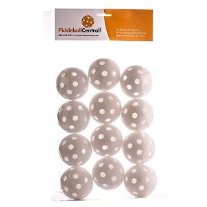 Pickleballs - Jugs White - 12 Pack