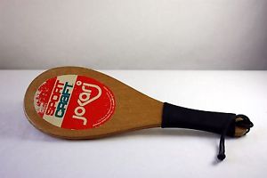 Vintage Sportcraft Jokari paddle, Champ model paddle, wooden racquet