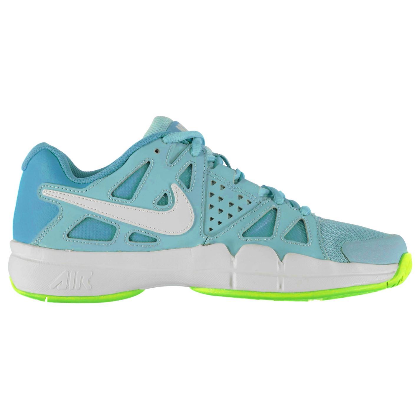Nike Air Vapor Advantage Tennis Shoes Womens Blue/White Sports Trainers Sneakers