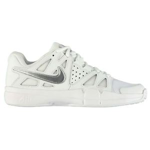 Nike Air Vapor Advanced Omni Tennis Shoes Womens White/Silver Trainers Sneakers