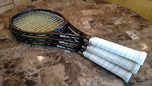 Wilson Pro Staff 6.0 Midsize 85 Tennis Racquets (3 Tennis Racquets) 4 1/4