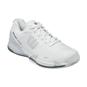 Wilson Rush Pro 2.5 Mens Tennis Shoes Sneakers -White/Pearl Blue/Grey - Reg $130