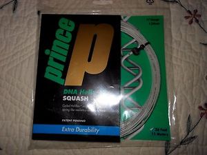 New Prince P Gold Set DNA Helix 17 Squash String 36ft / 11m Extra Durability